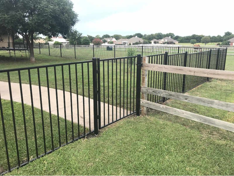 Inspired Ironworks LLC - Impact Digital Marketing flat-top-iron-fence-mckinney-texas | wrought-iron-fence-installation