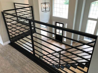 interior-iron-handrails | modern-horizontal-handrails