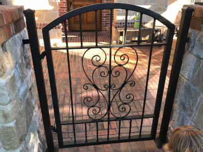 custom-wrought-iron-walk-gates | iron-entryway-gate-builders