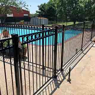 iron-fence-installation-lucas | wrought-iron-fence-installer | decorative-ring-top-iron-fence