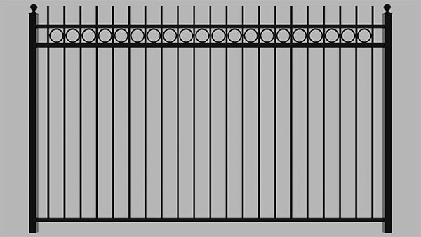 iron-panel-designs | extended-picket-double-top-rail-ring-top