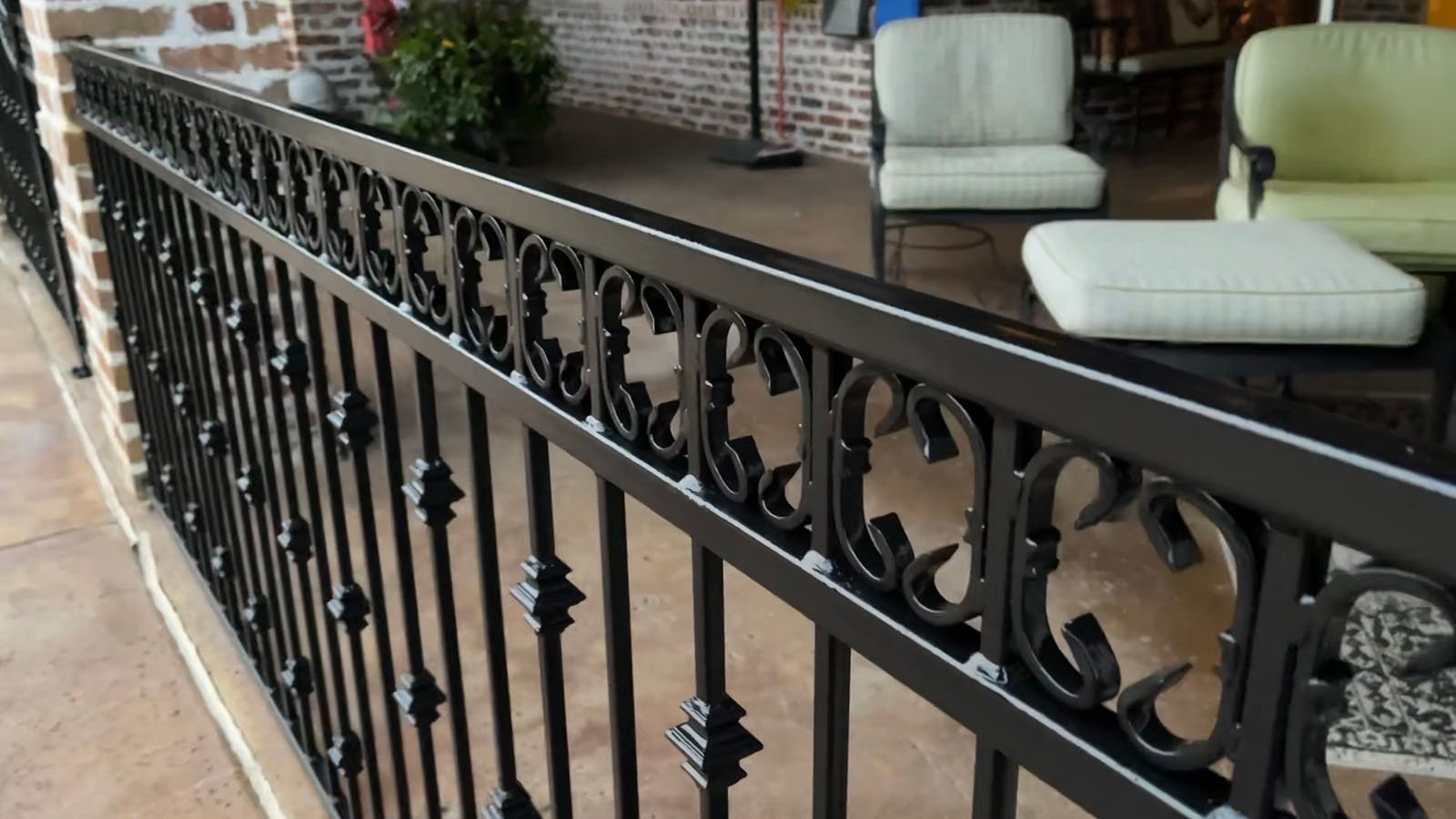 iron-fence-painting-allen | metal-gate-restoration | wrought iron fence restoration