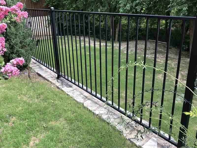 basic wrought iron safety fence wrought iron fence | fairview iron fence installation