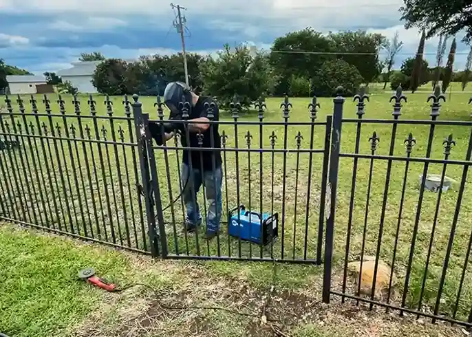 iron fence repair lucas iron fence repair lucas
