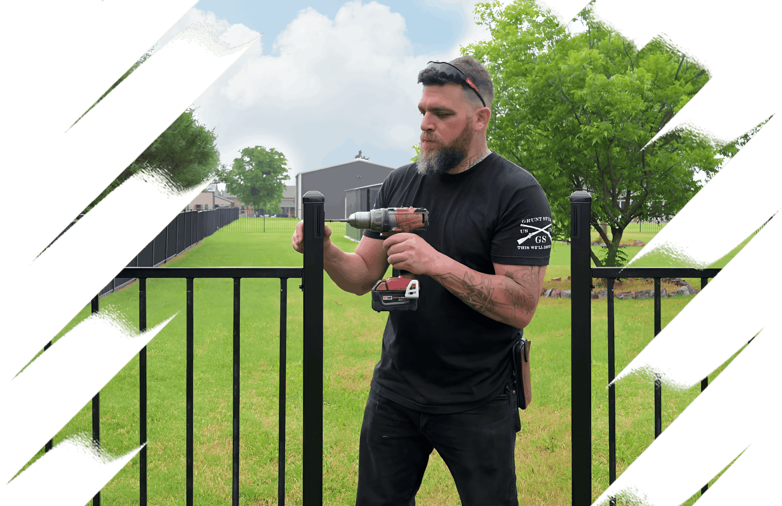 Iron Fence Repairing